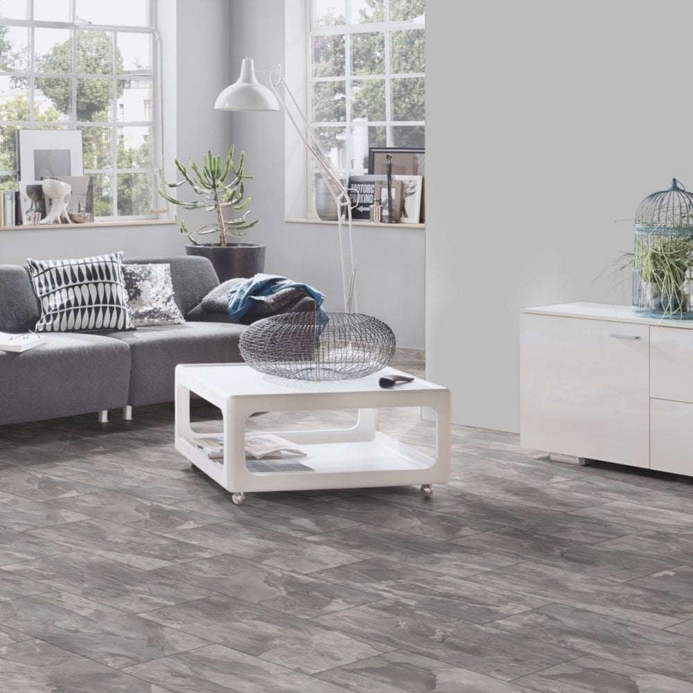 Krono Original | Silverado Slate Impressions 8mm Moisture Resistant Laminate Sample - K387 (SKU-344608)