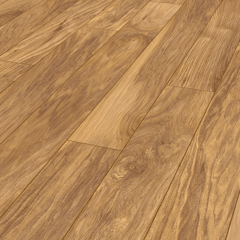 Krono Original | Appalachian Hickory Atlantic 10mm Handscraped Moisture Resistant Laminate Sample - 8155 (SKU-344609)