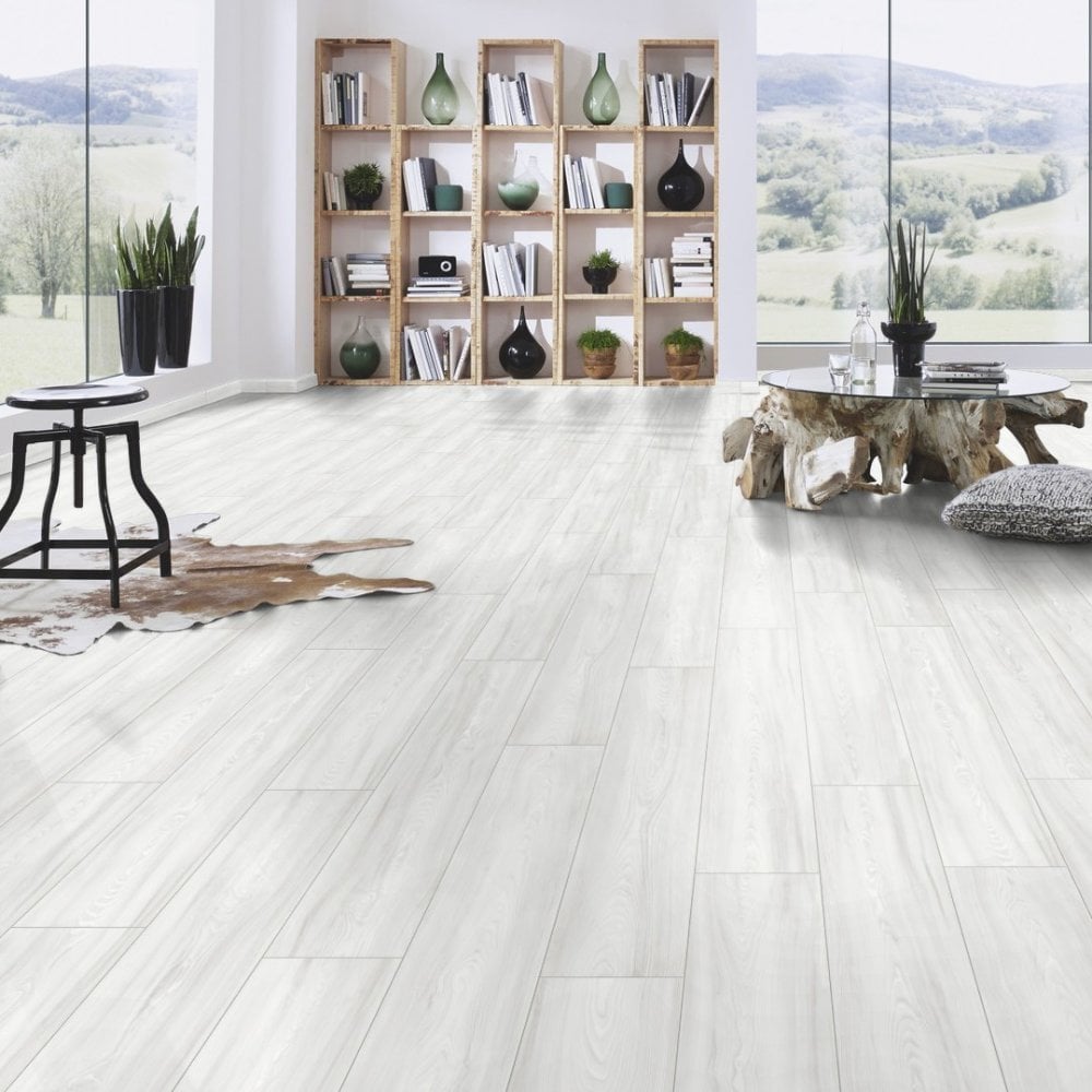 Krono Original | Virgin Scandi Larch - Atlantic 10mm Handscraped Moisture Resistant Laminate Sample (SKU-344669)