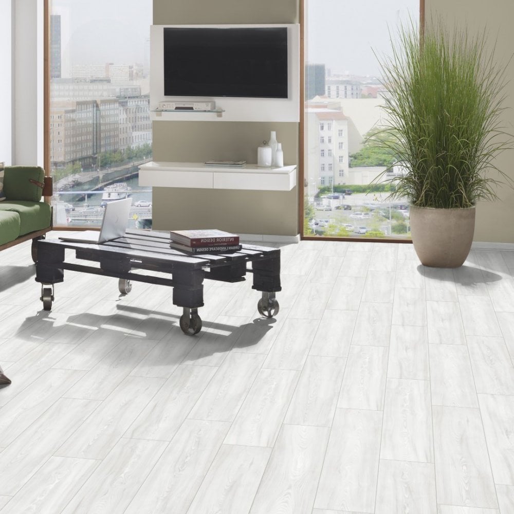 Krono Original | Virgin Scandi Larch - Atlantic 10mm Handscraped Moisture Resistant Laminate Sample (SKU-344669)