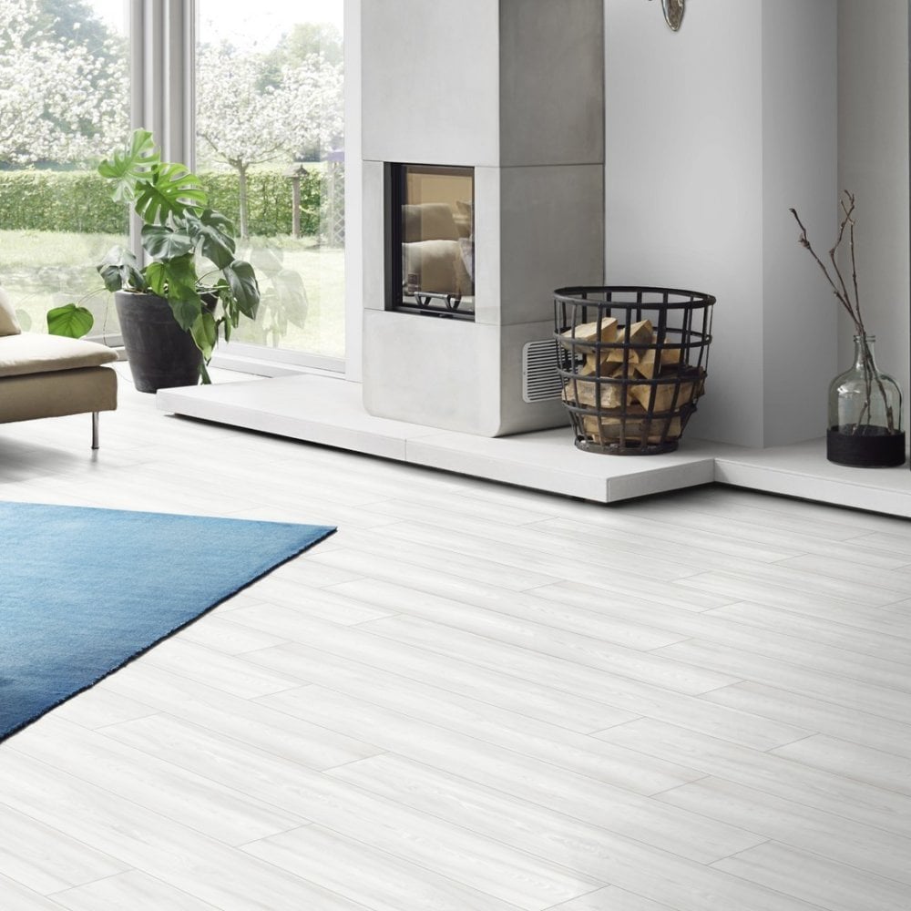 Krono Original | Virgin Scandi Larch - Atlantic 10mm Handscraped Moisture Resistant Laminate Sample (SKU-344669)