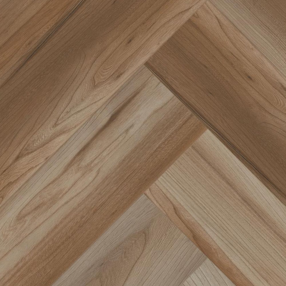 Kronotex | Villosa Nature - Herringbone 8mm Laminate Sample - D50172 (SKU-344536)