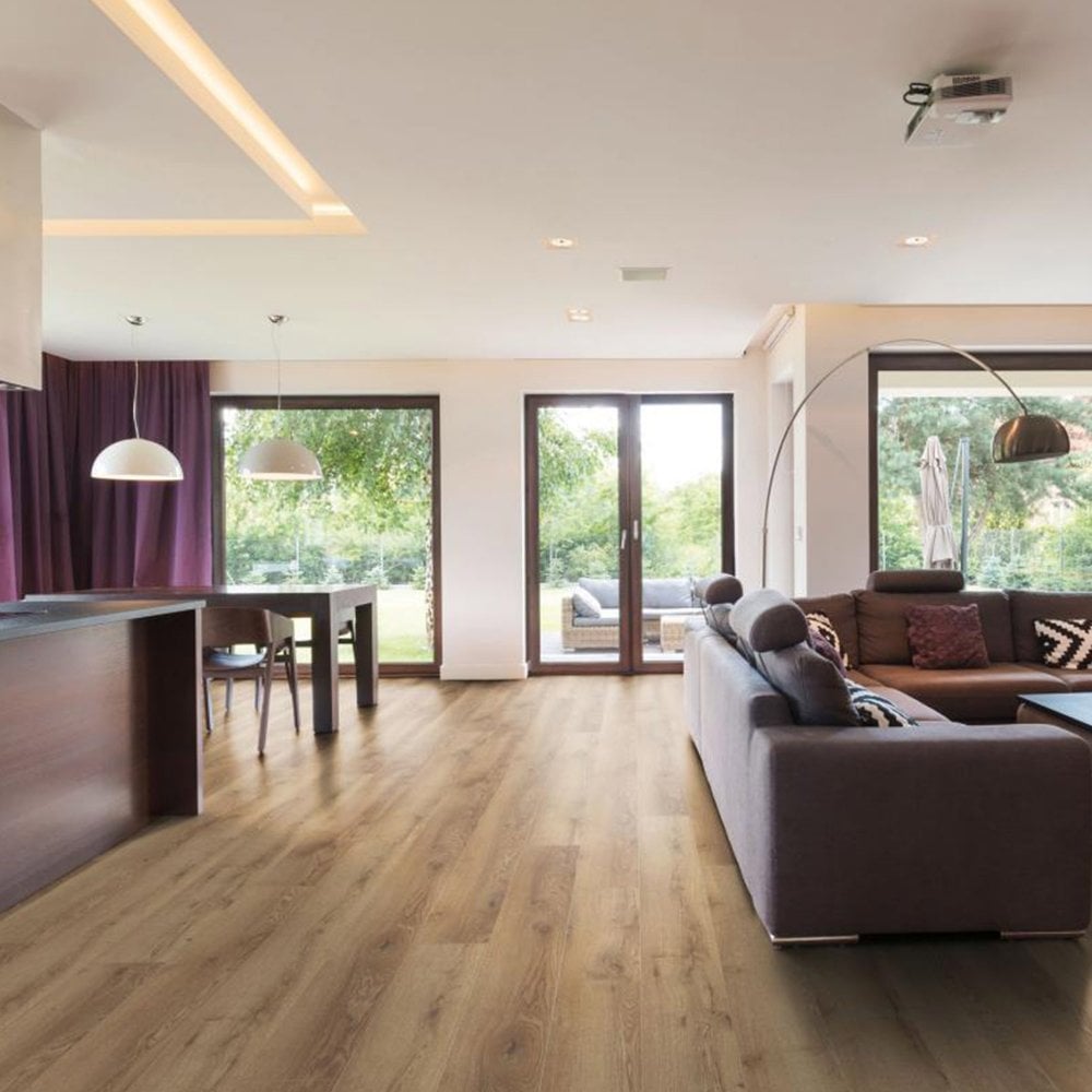 Nature Oak - Mammut Long Plank 12mm Laminate Flooring (122381)