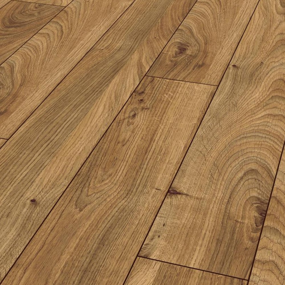 Everest Oak Bronze - Mammut Long Plank 12mm Laminate Flooring (122383)