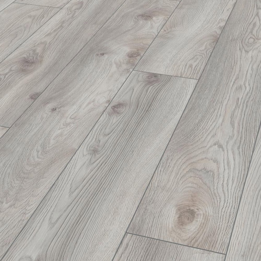 Macro Oak White - Mammut Long Plank 10mm Laminate Flooring (122387)