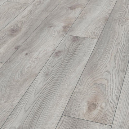 Macro Oak White - Mammut Long Plank 10mm Laminate Flooring (122387)