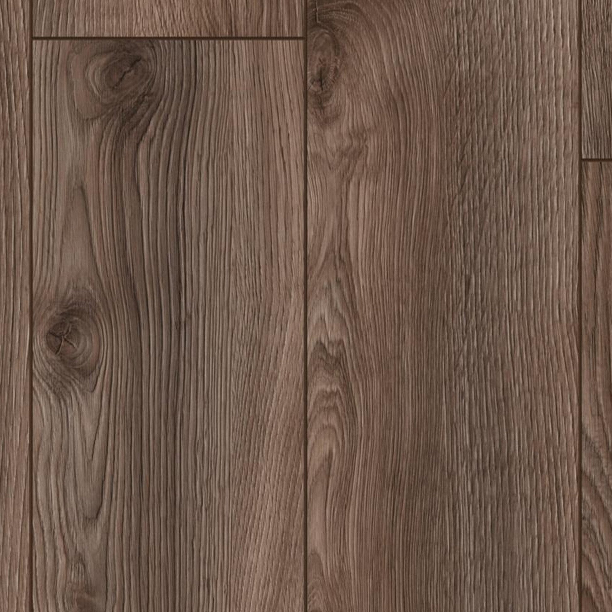 Macro Oak Brown - Mammut Long Plank 10mm Laminate Flooring (122390)