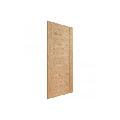 Oak Internal Fully Finished Pedrena Made-to-Measure FD30 Fire Door (122653)