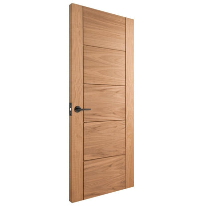 Oak Internal Fully Finished Parma Made-to-Measure FD30 Fire Door (122645)