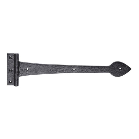 Antique Black Ornate Tee Hinge Pair (LF5515B)