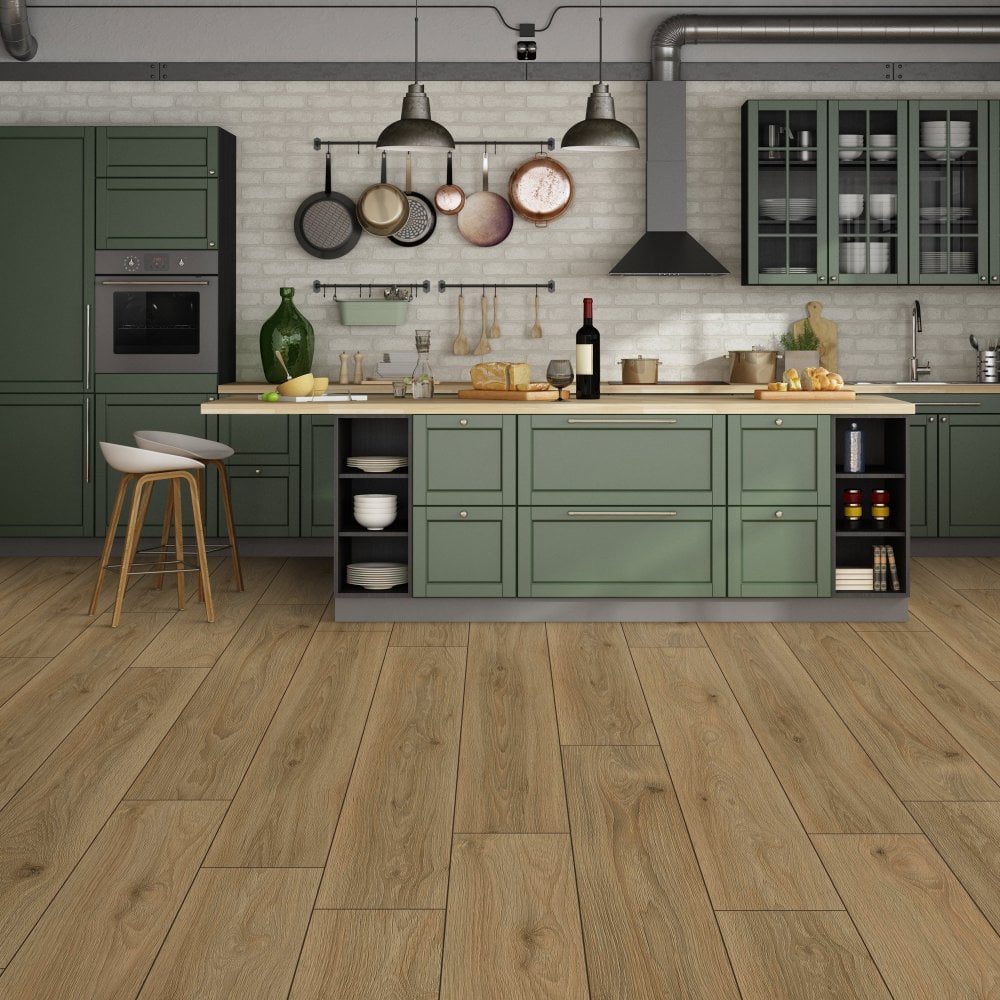 Wheat Pistachio - Vario Supernatural 8mm Laminate Flooring (122448)