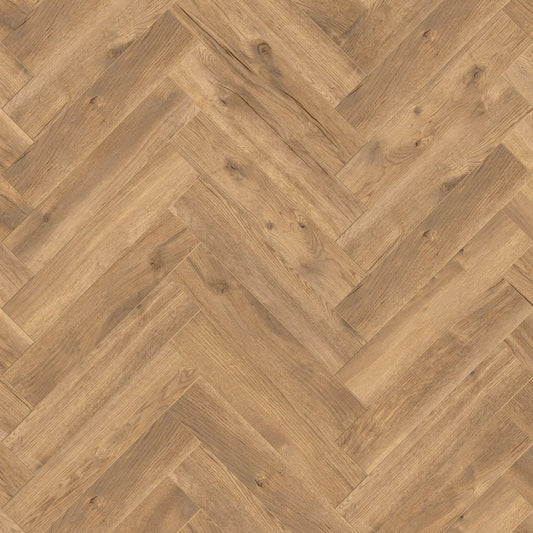 Kronotex | Treviso Oak - Herringbone 8mm Laminate Sample - D4764 (SKU-344534)