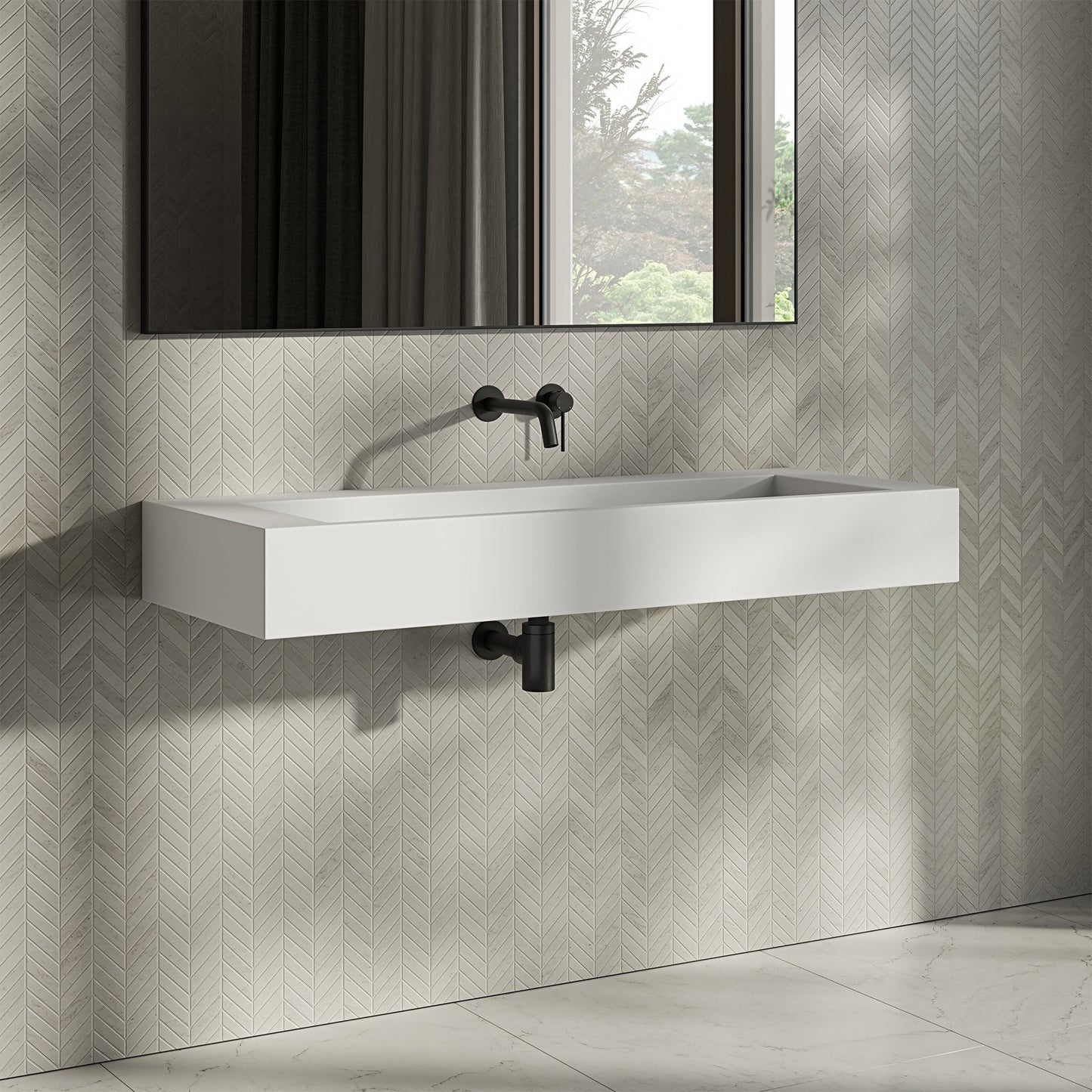 Stream Stone Basin 1200mm