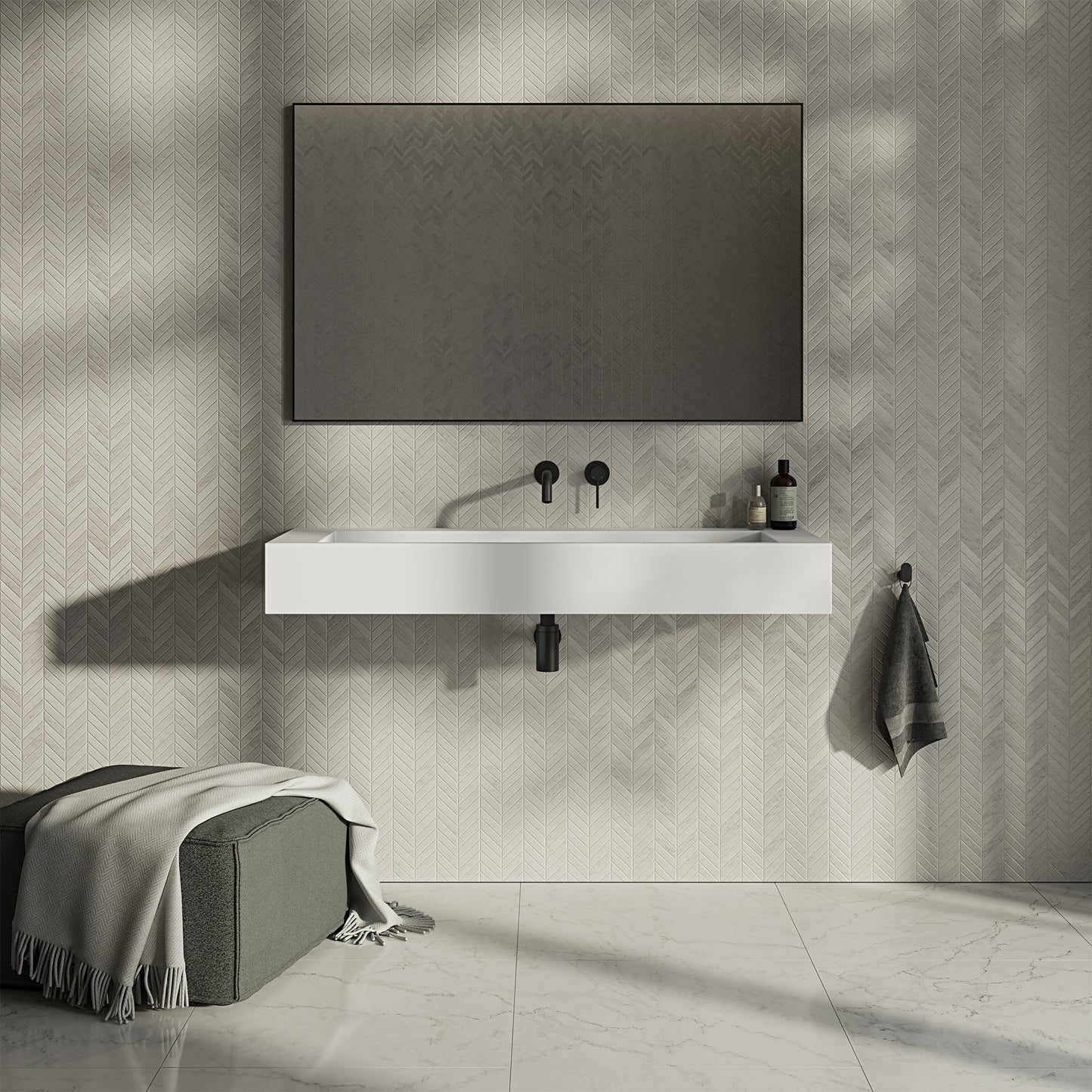 Stream Stone Basin 1200mm