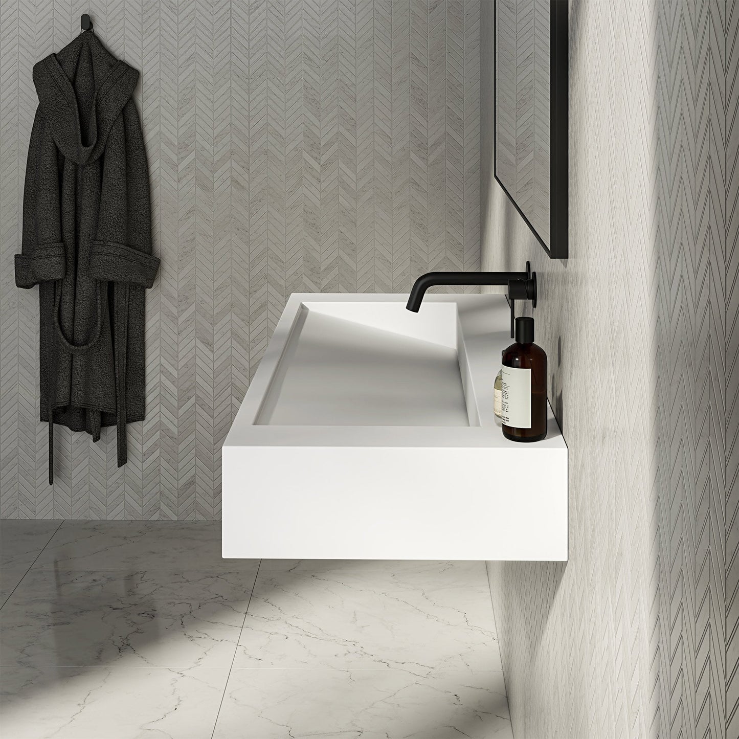 Stream Stone Basin 1200mm