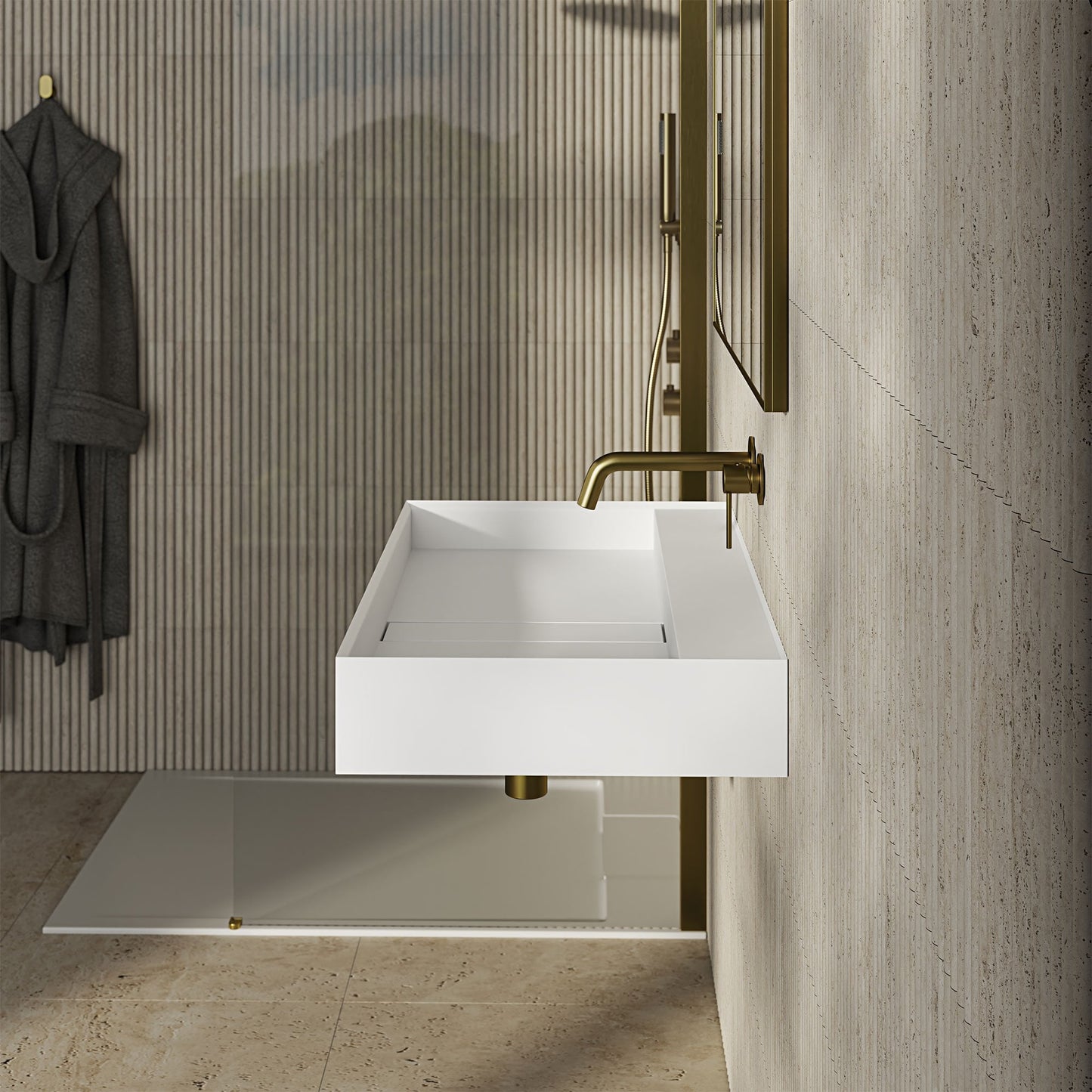 Halo Stone Basin 800mm