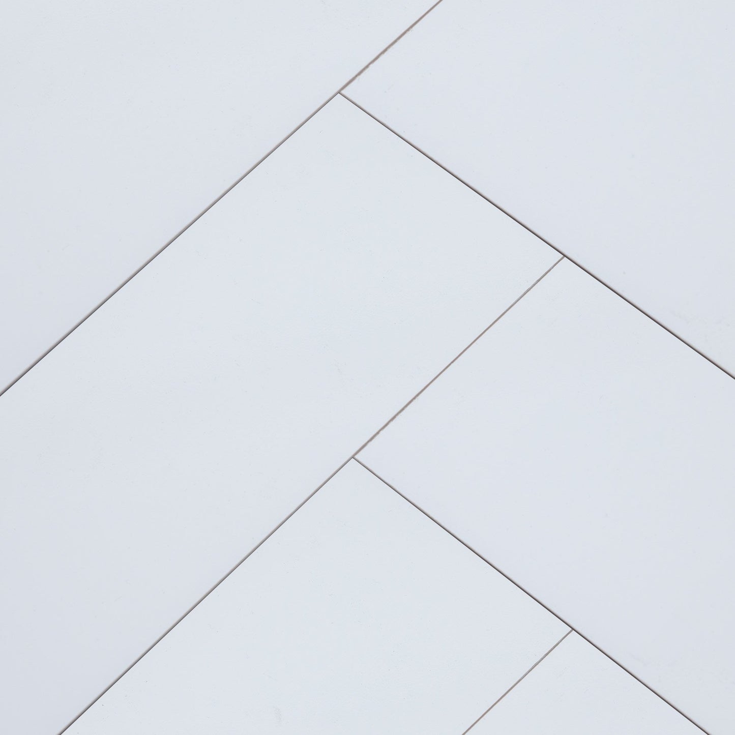 Liberty Floors | White Lustre Herringbone 6mm High Gloss SPC Rigid Core Vinyl Sample (SKU-345215)