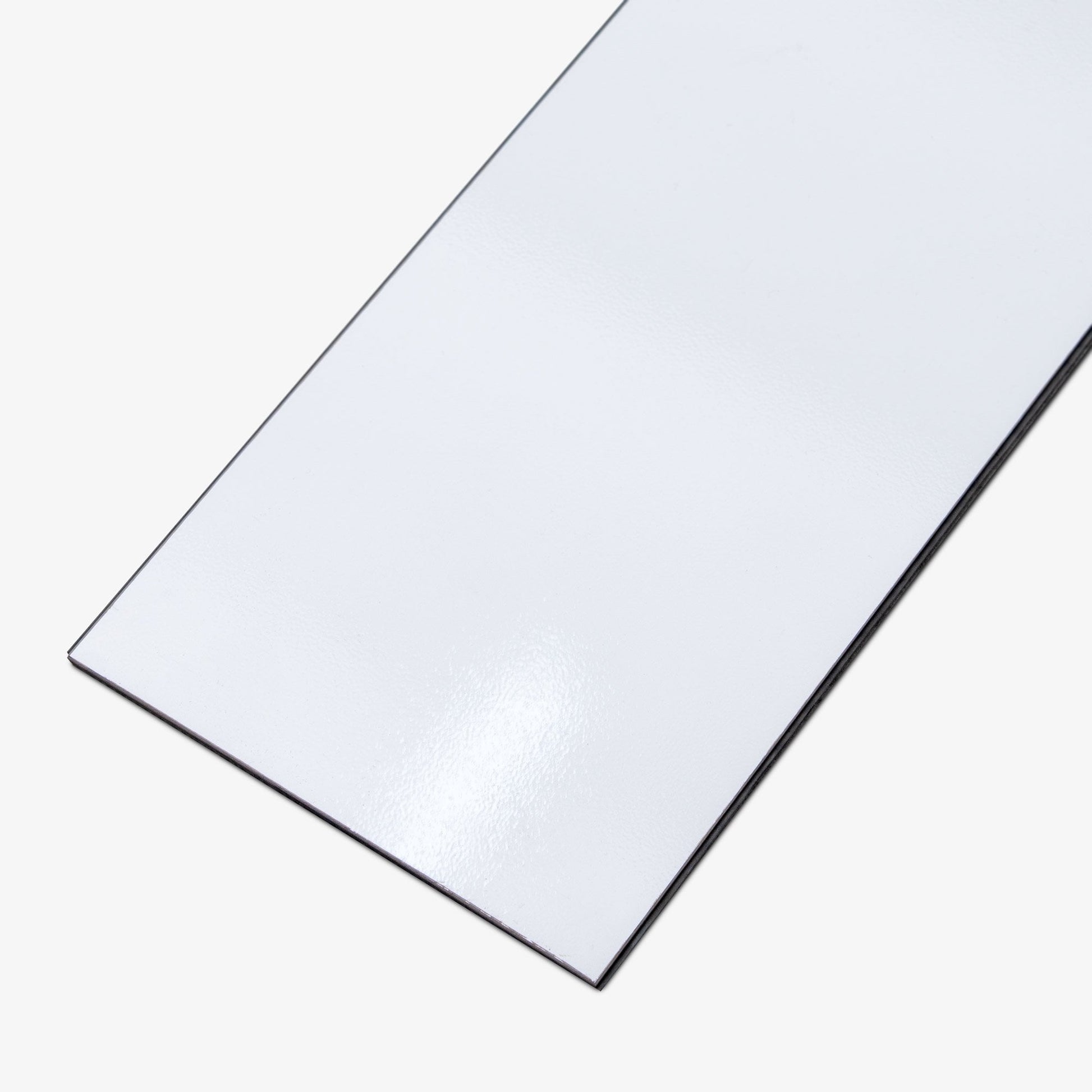Liberty Floors | White Lustre Herringbone 6mm High Gloss SPC Rigid Core Vinyl Sample (SKU-345215)