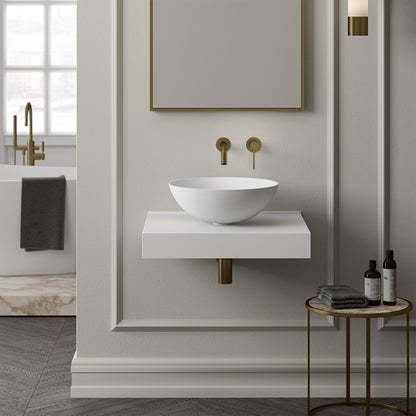 Estuary Round Countertop Stone Basin 420mm