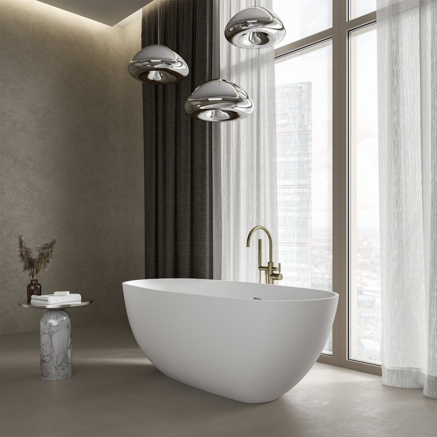 Tunis Freestanding Stone Bath 1700mm
