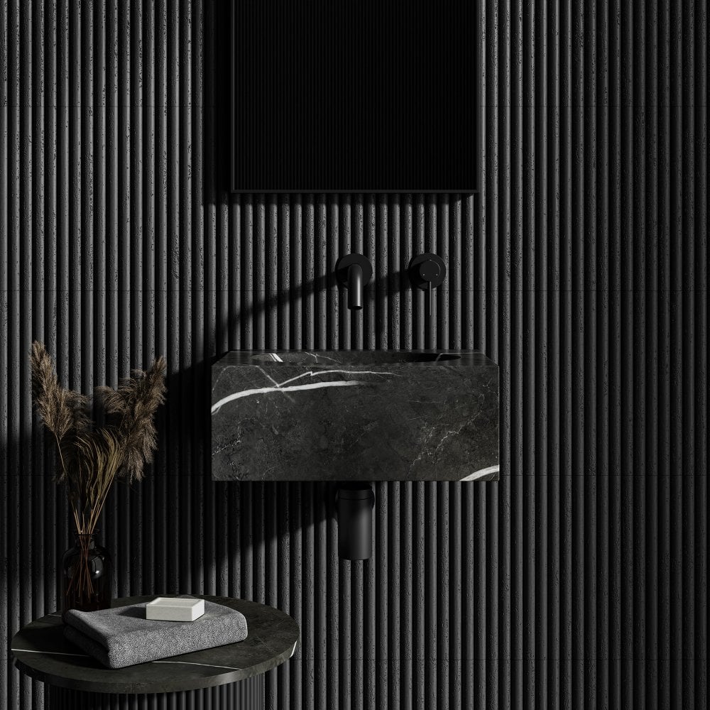 Horizon Pietra Grey Marble Wall Hung Basin 400mm