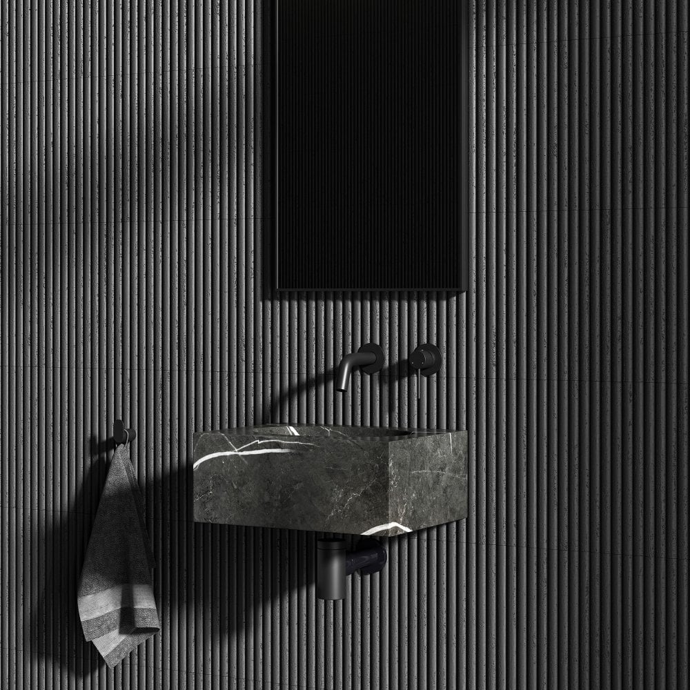 Horizon Pietra Grey Marble Wall Hung Basin 400mm