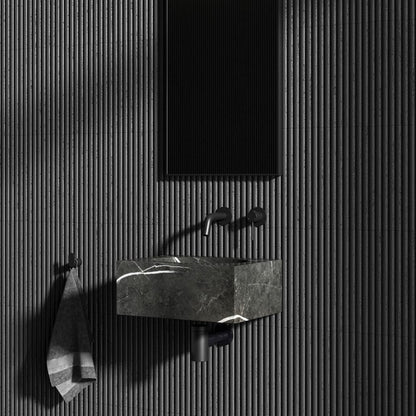 Horizon Pietra Grey Marble Wall Hung Basin 400mm