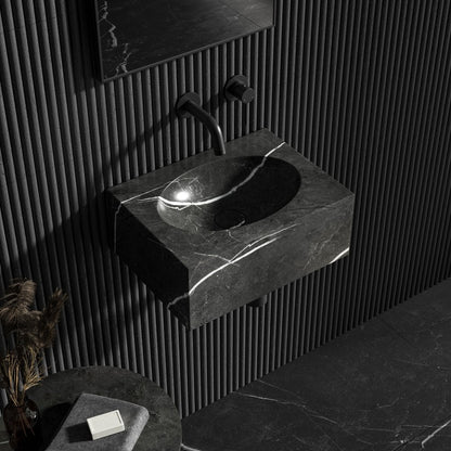 Horizon Pietra Grey Marble Wall Hung Basin 400mm