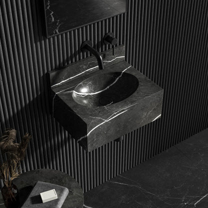 Horizon Pietra Grey Marble Wall Hung Basin 400mm