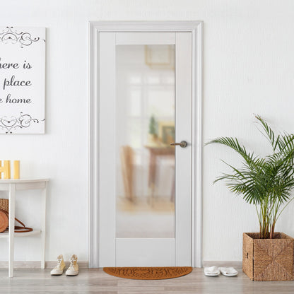 White Internal Primed Pattern 10 Ocean Glass Door (116505)
