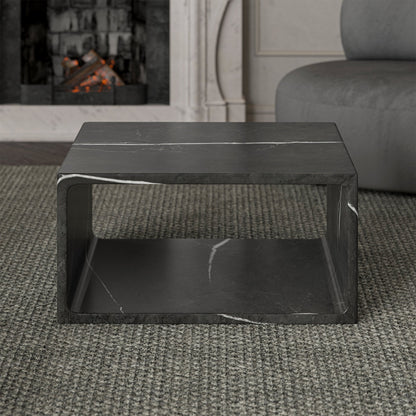 Tempo Pietra Grey Marble Coffee Table 800mm