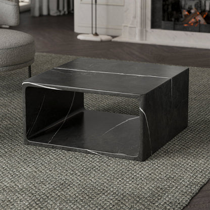 Tempo Pietra Grey Marble Coffee Table 800mm