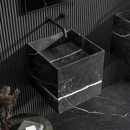 Ravine Pietra Grey Marble Wall Hung Basin 400mm