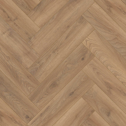 Historic Oak - Herringbone 8mm Laminate Flooring (122459)