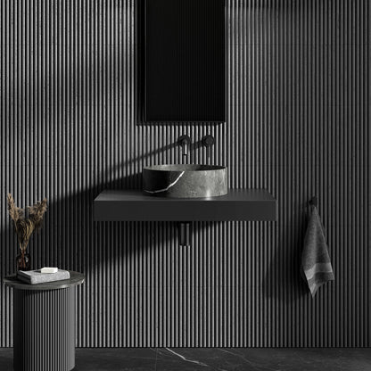 Arc Pietra Grey Marble Countertop Basin 400mm