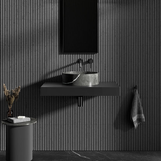 Arc Pietra Grey Marble Countertop Basin 400mm