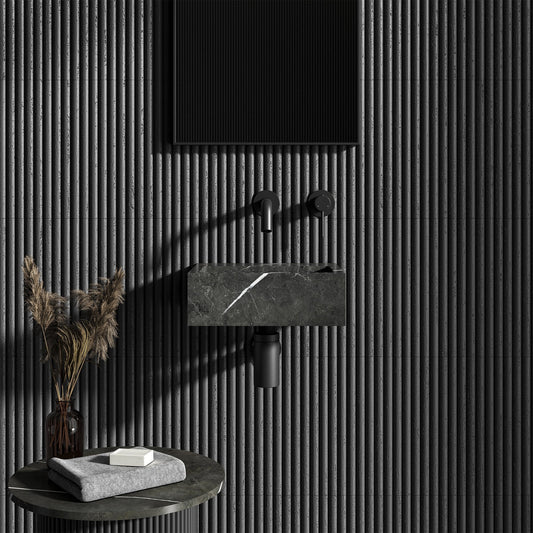 Craft Pietra Grey Marble Wall Hung Basin 300mm