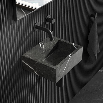 Craft Pietra Grey Marble Wall Hung Basin 300mm