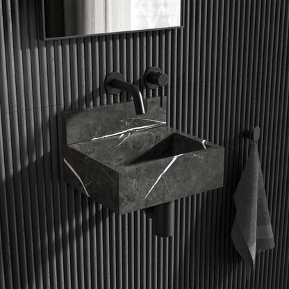 Craft Pietra Grey Marble Wall Hung Basin 300mm