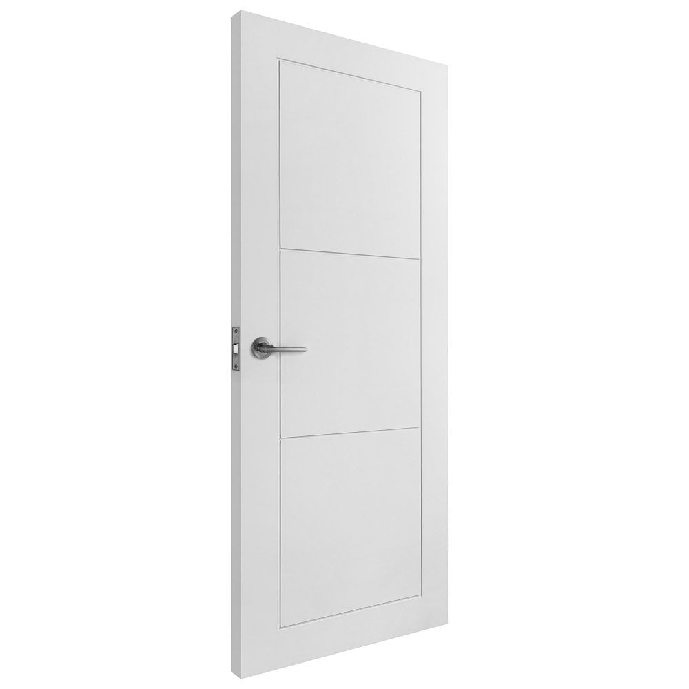 B-Grade White Internal Primed Temple FD30 Fire Door (123684)