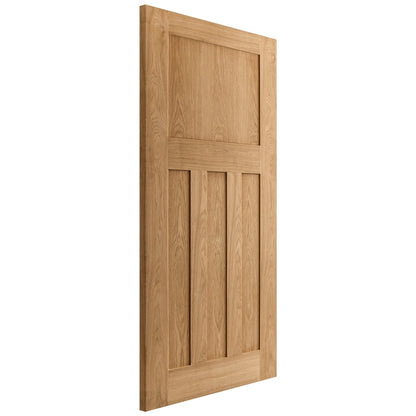 B-Grade Oak Internal Unfinished 1930's DX 4 Panel Door (123687)