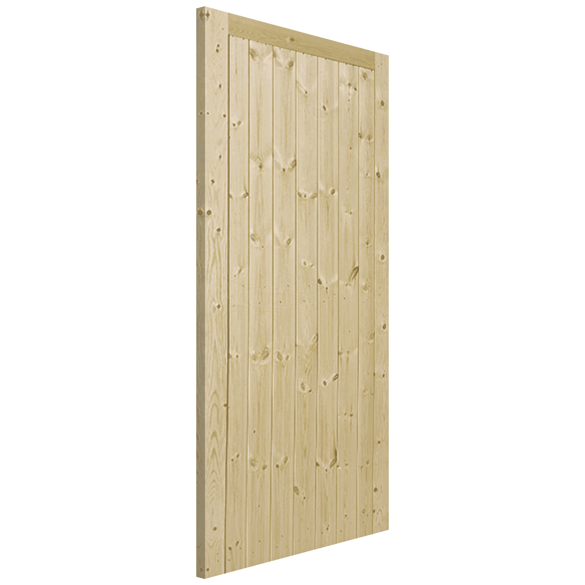 B-Grade Solid Pine External Unfinished Framed, Ledged & Braced Gate (123691)