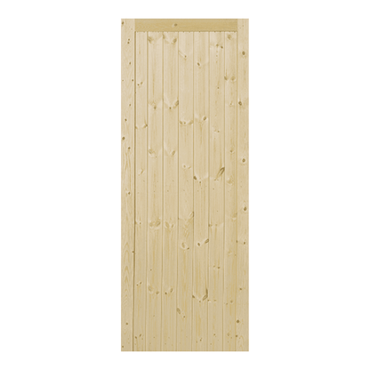 B-Grade Solid Pine External Unfinished Framed, Ledged & Braced Gate (123691)