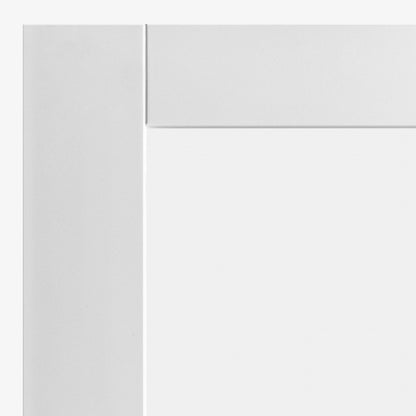 B-Grade White Internal Primed Pattern 10 Ocean Glass Door (123693)