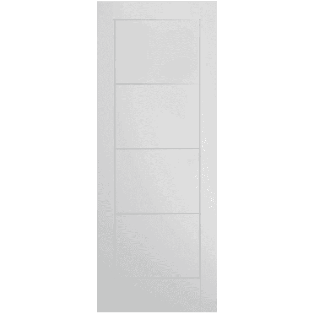 B-Grade White Internal Moulded Smooth Lifestyle Ladder Door (123694)