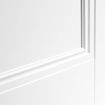 B-Grade White Internal Primed Elegance Henley 3 Panel Door (123705)