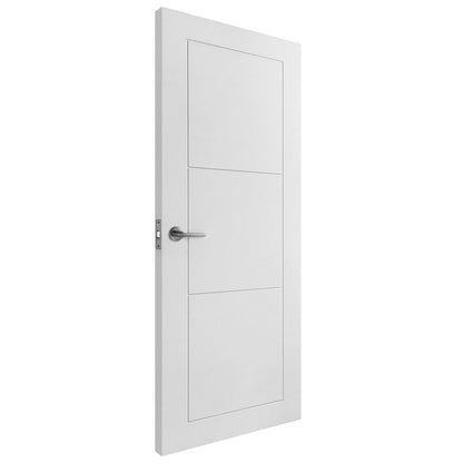 B-Grade White Internal Primed Temple Door (123706)
