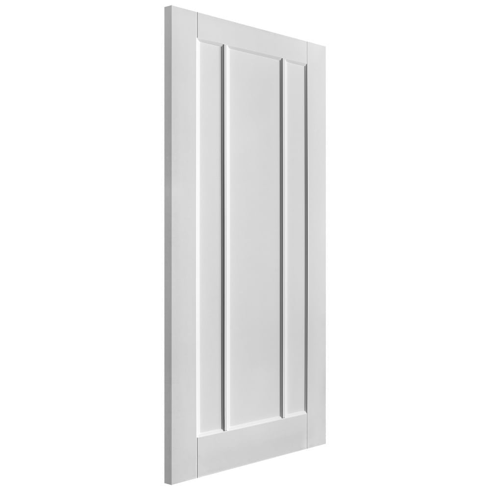 B-Grade White Internal Primed Toledo 3 Panel Fire Door (123710)
