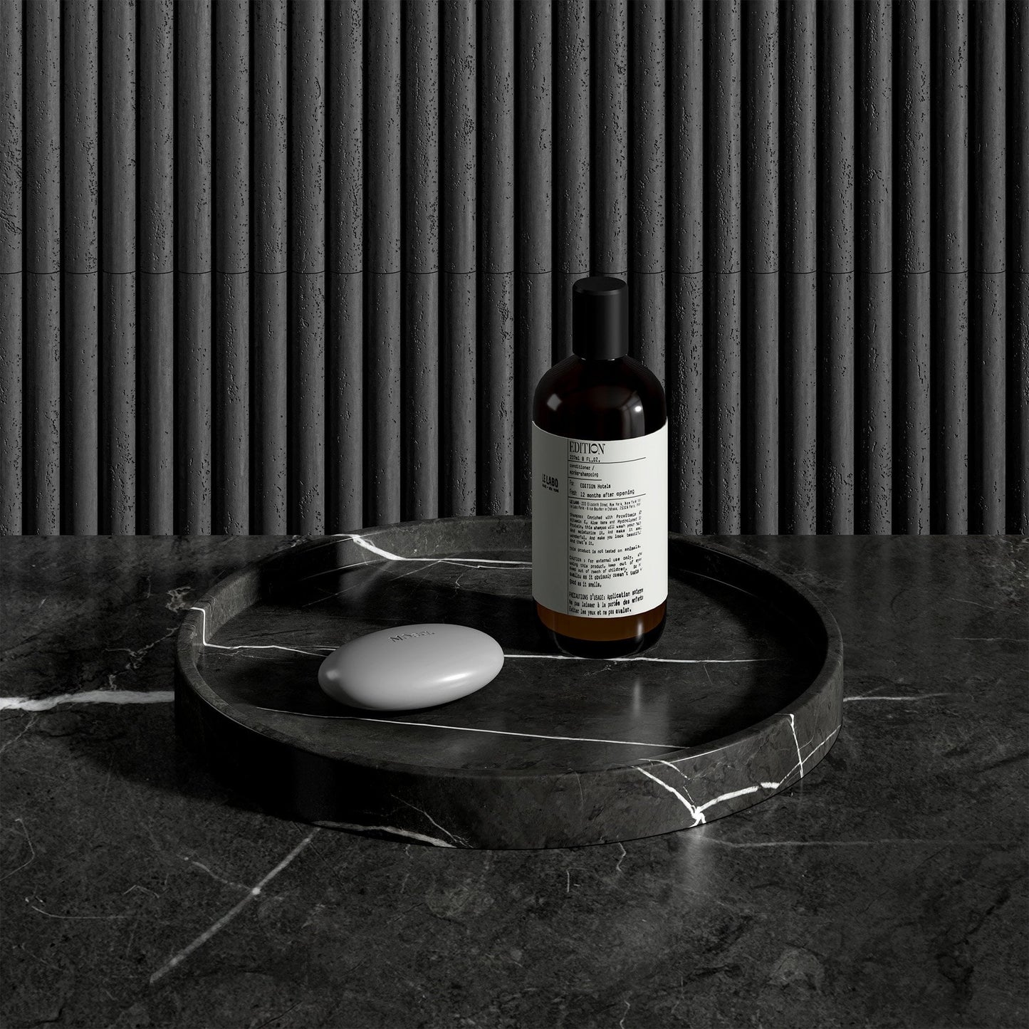 Affinity Pietra Grey Marble Round Tray