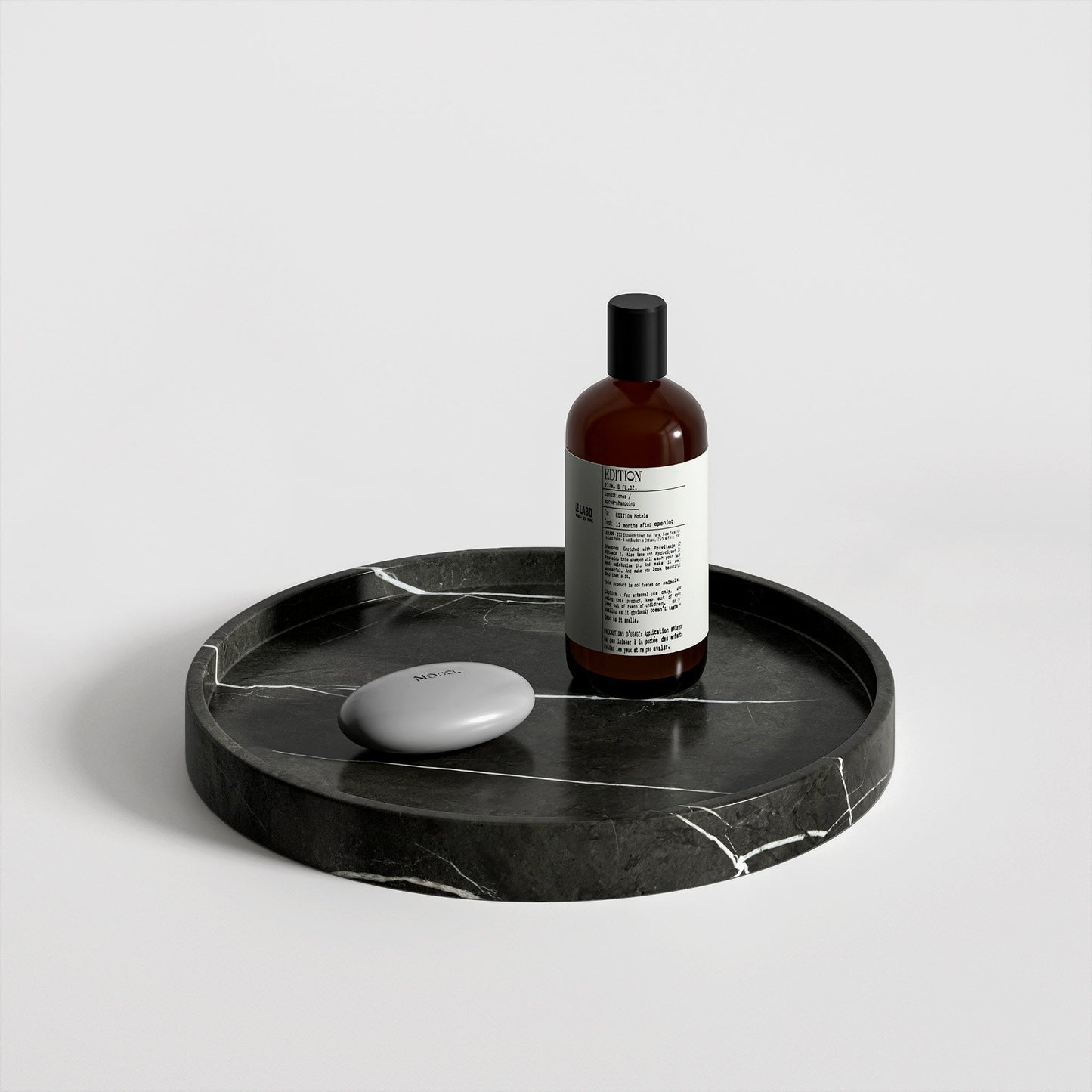 Affinity Pietra Grey Marble Round Tray